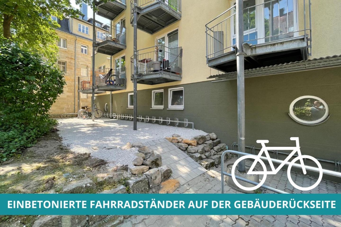 Apartment Wahnfried No1 - zentrales Wohnen mit Küche, Duschbad und Balkon Bayreuth Exterior foto