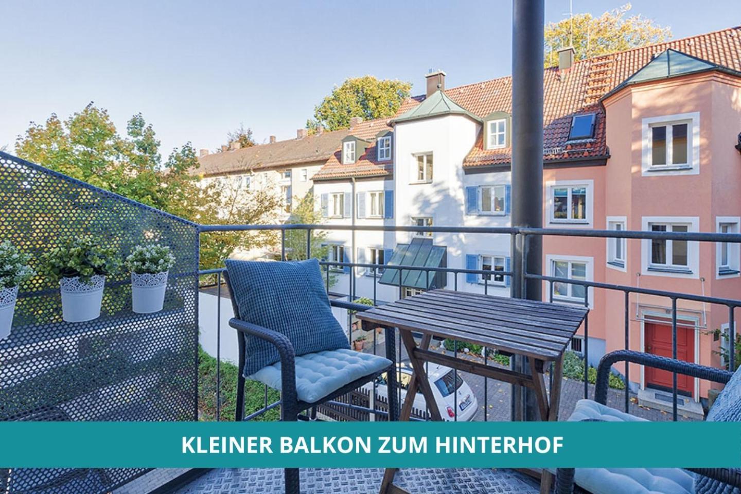 Apartment Wahnfried No1 - zentrales Wohnen mit Küche, Duschbad und Balkon Bayreuth Exterior foto